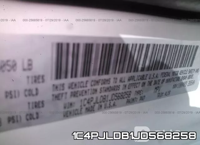 1C4PJLDB1JD568258 фото 10