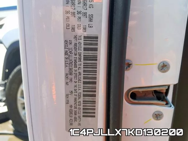 1C4PJLLX7KD130200 фото 2