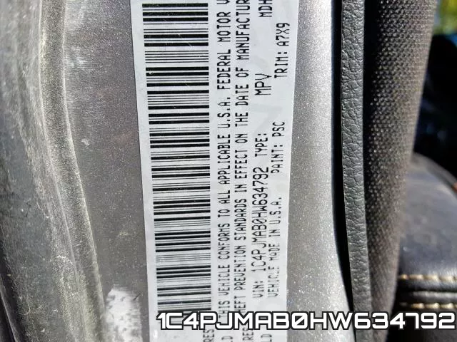 1C4PJMAB0HW634792 фото 2