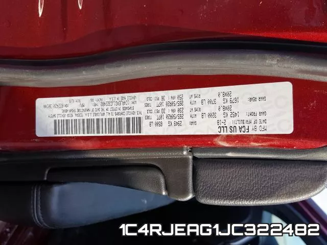 1C4RJEAG1JC322482 фото 2