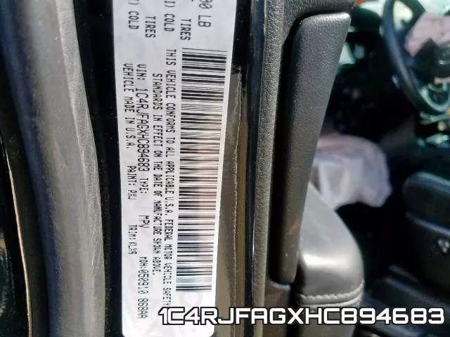 1C4RJFAGXHC894683 фото 2