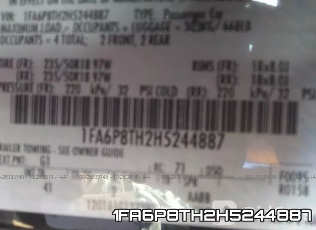1FA6P8TH2H5244887 фото 10