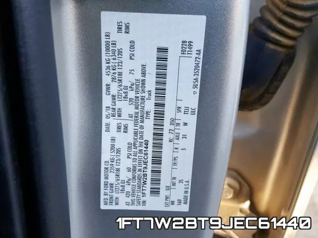 1FT7W2BT9JEC61440 фото 2