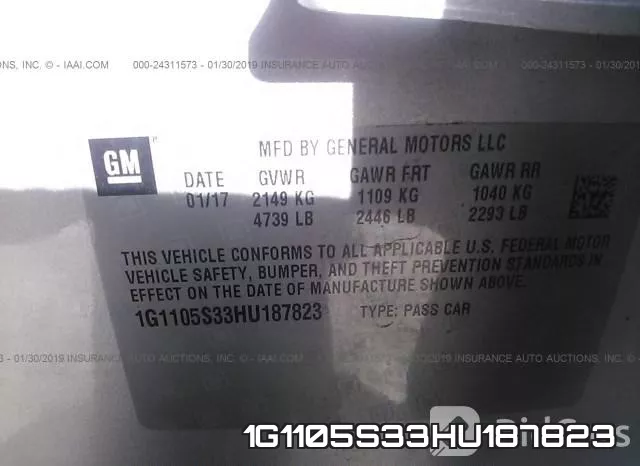 1G1105S33HU187823 фото 10