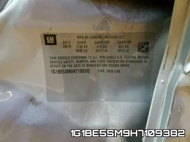 1G1BE5SM9H7109382 фото 2