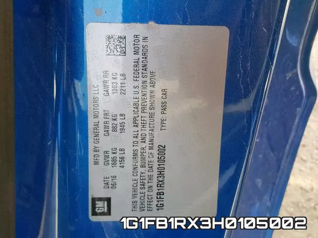 1G1FB1RX3H0105002 фото 2