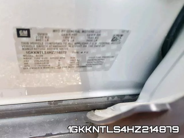1GKKNTLS4HZ214879 фото 2
