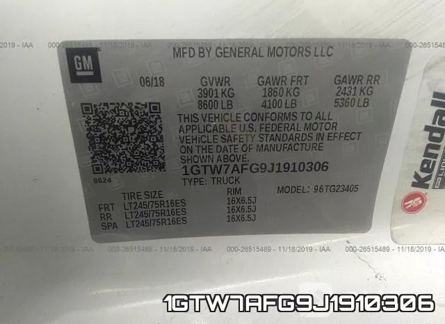 1GTW7AFG9J1910306 фото 10
