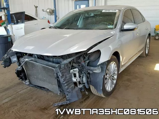 1VWBT7A35HC081506 фото 3