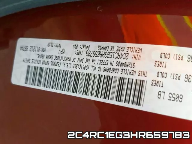 2C4RC1EG3HR659783 фото 2