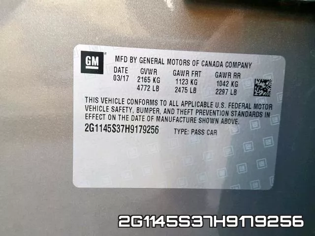 2G1145S37H9179256 фото 2
