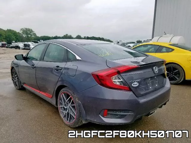 2HGFC2F80KH501707 фото 3