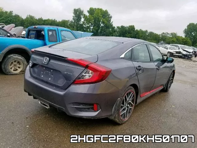 2HGFC2F80KH501707 фото 4