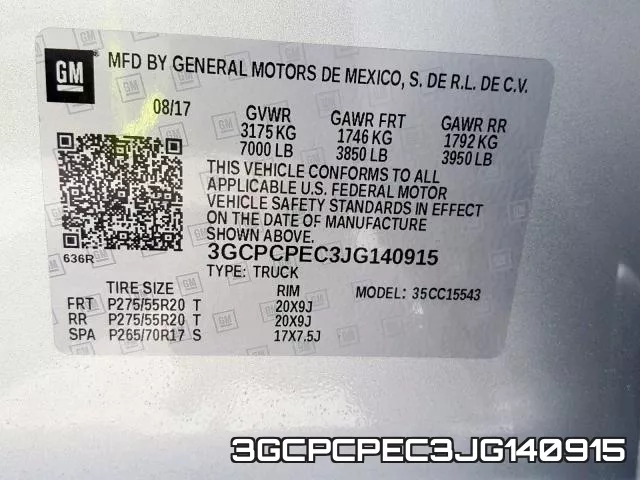 3GCPCPEC3JG140915 фото 2