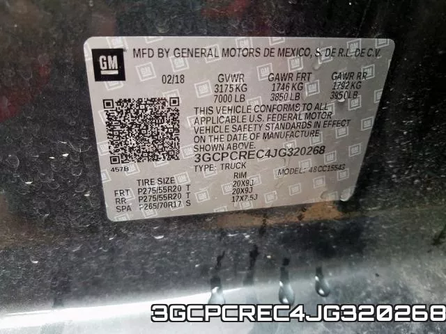 3GCPCREC4JG320268 фото 2