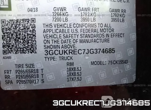 3GCUKREC7JG374685 фото 10