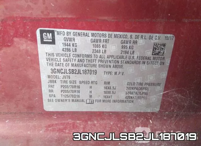 3GNCJLSB2JL187019 фото 10