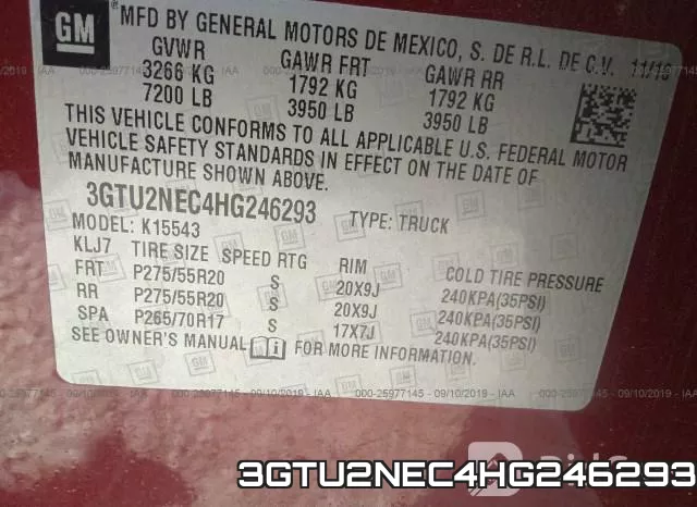 3GTU2NEC4HG246293 фото 9