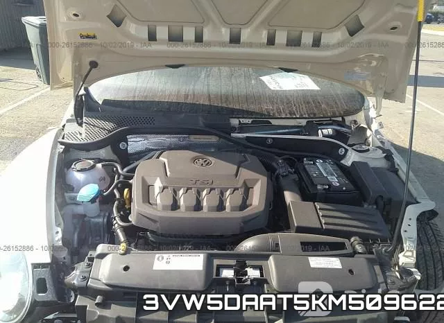 3VW5DAAT5KM509622 фото 2