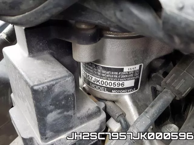 JH2SC7957JK000596 фото 2