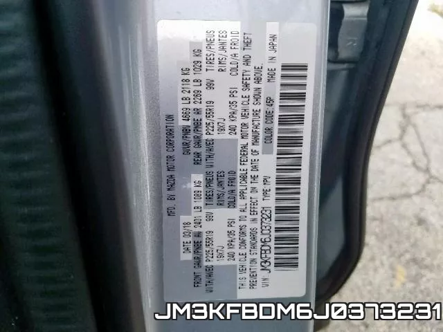 JM3KFBDM6J0373231 фото 2