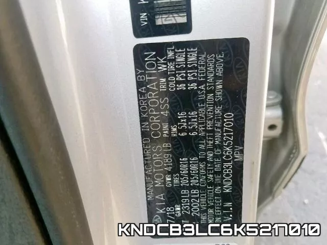 KNDCB3LC6K5217010 фото 2