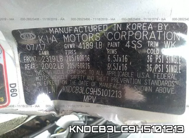 KNDCB3LC9H5101213 фото 10