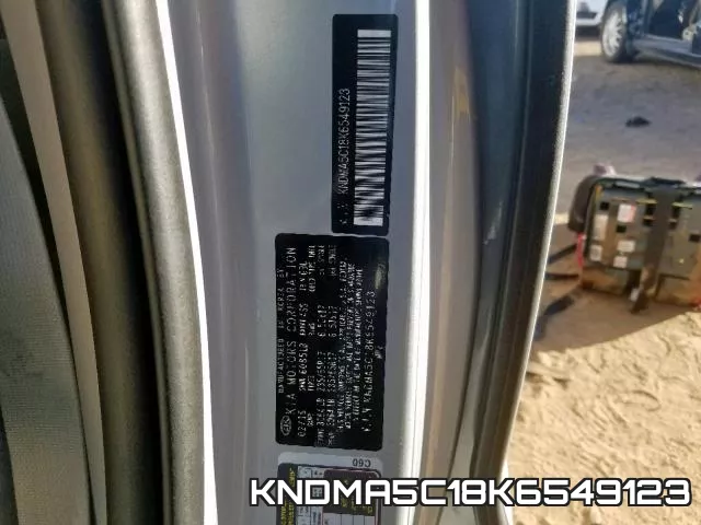 KNDMA5C18K6549123 фото 2