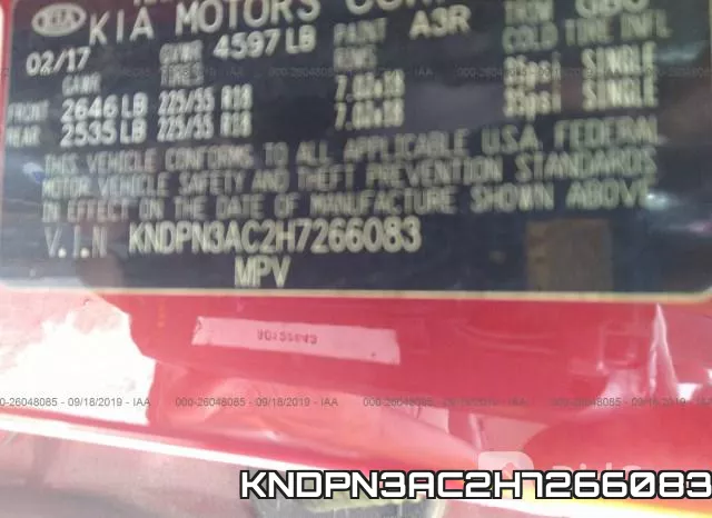 KNDPN3AC2H7266083 фото 9