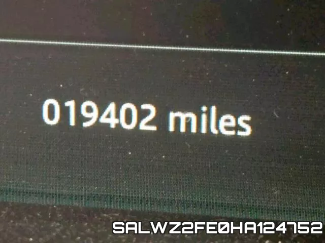 SALWZ2FE0HA124752 фото 9