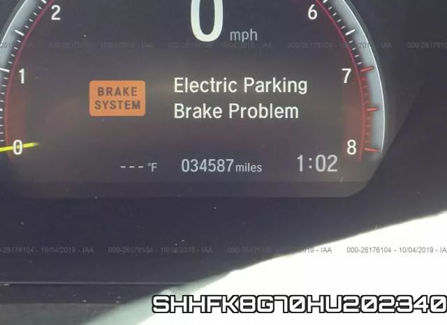 SHHFK8G70HU202340 фото 8