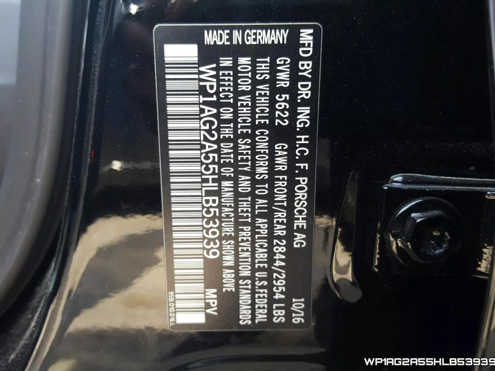 WP1AG2A55HLB53939 фото 2