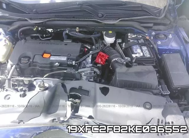 19XFC2F82KE036552 фото 2