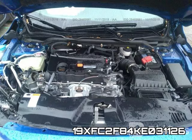 19XFC2F84KE031126 фото 2