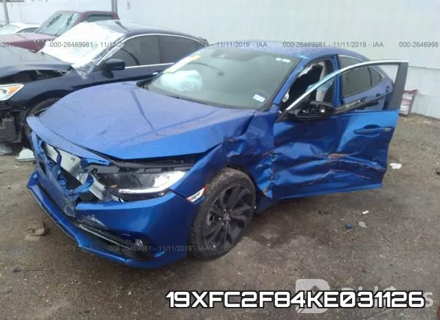 19XFC2F84KE031126 фото 3