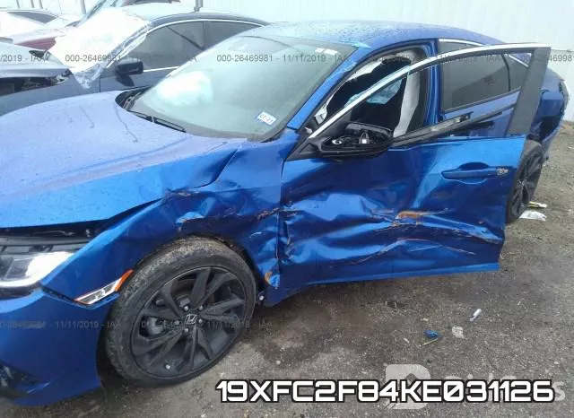 19XFC2F84KE031126 фото 7