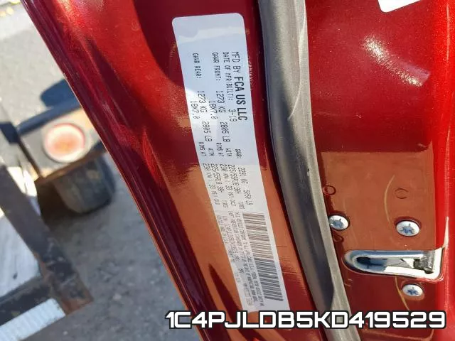 1C4PJLDB5KD419529 фото 2