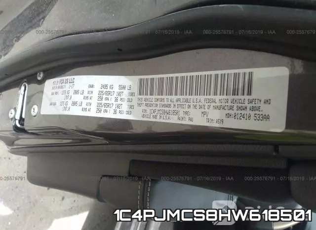 1C4PJMCS8HW618501 фото 10