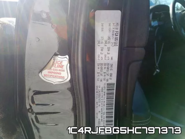 1C4RJFBG5HC797373 фото 2