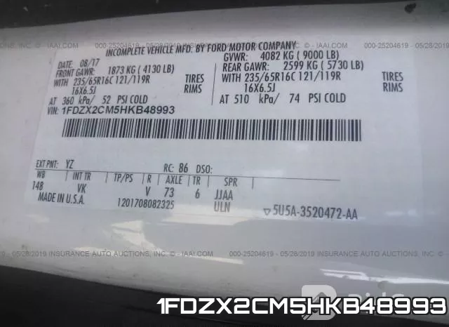1FDZX2CM5HKB48993 фото 10