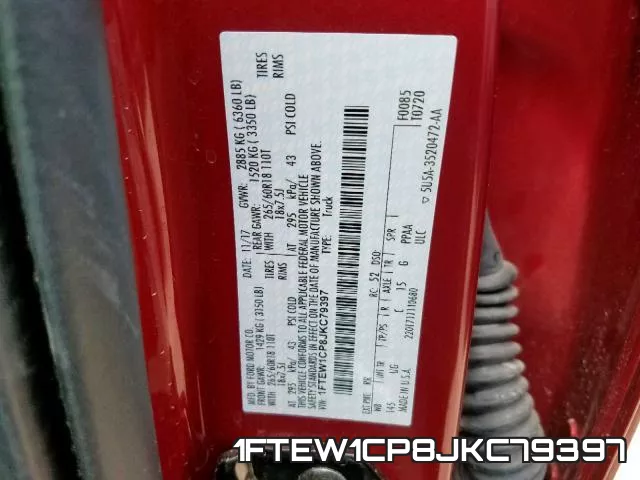1FTEW1CP8JKC79397 фото 2