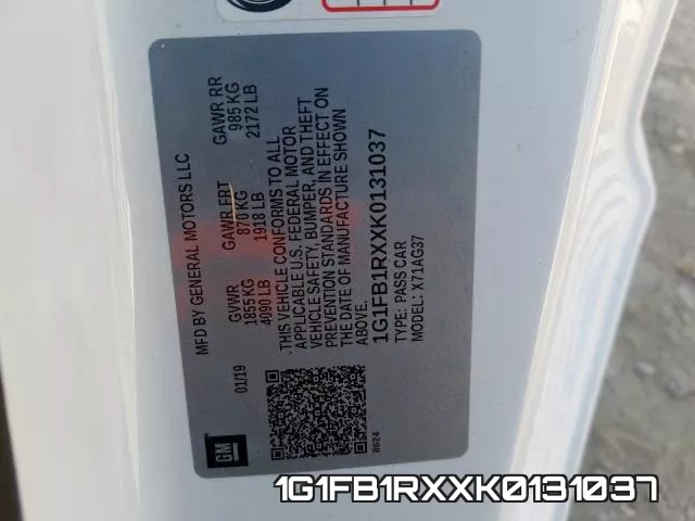 1G1FB1RXXK0131037 фото 2