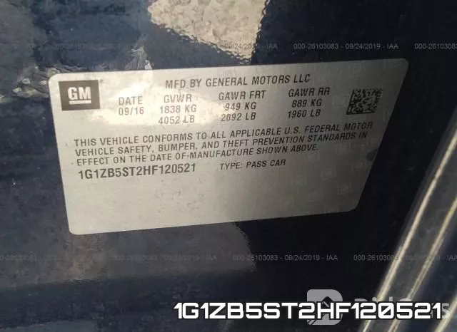 1G1ZB5ST2HF120521 фото 10
