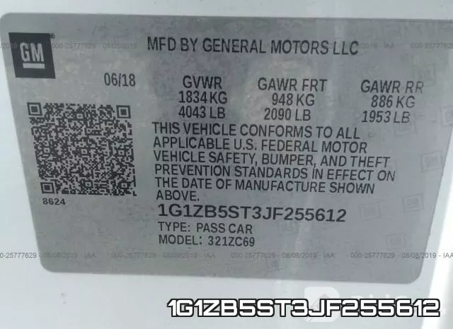 1G1ZB5ST3JF255612 фото 9