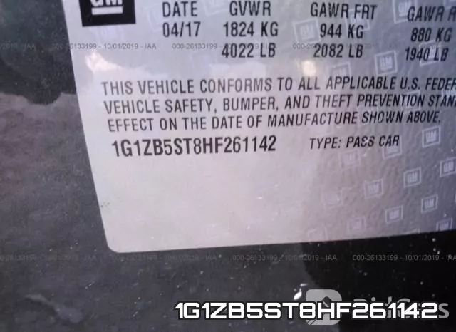 1G1ZB5ST8HF261142 фото 10
