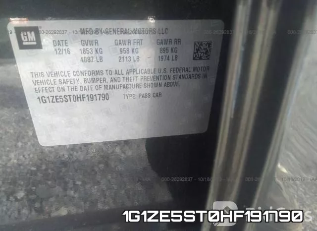 1G1ZE5ST0HF191790 фото 10
