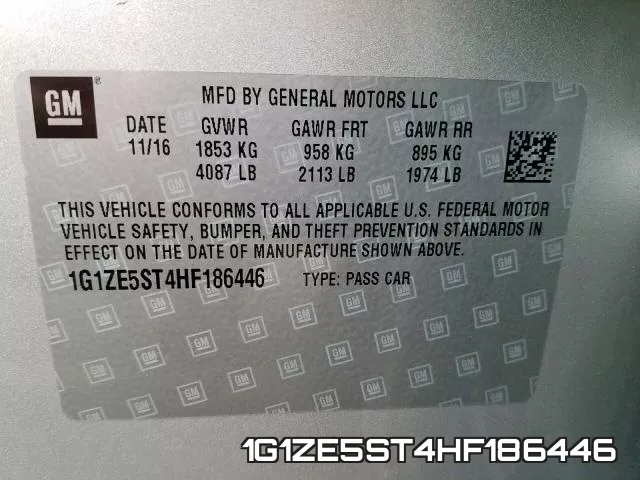 1G1ZE5ST4HF186446 фото 2