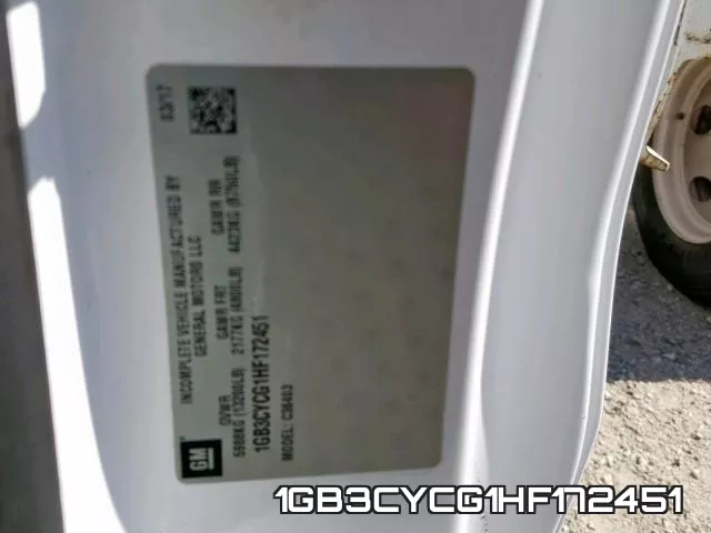 1GB3CYCG1HF172451 фото 2