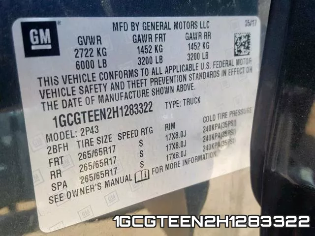 1GCGTEEN2H1283322 фото 2