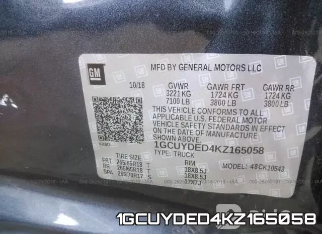 1GCUYDED4KZ165058 фото 10